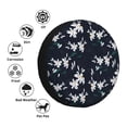thumbnail image 4 of Yiaed Lilies Flowers Print Tire Wheel Cover, Waterproof Spare Tire Cover Fit for Jeep, Truck,Trailer, RV, SUV, Camper and Most Vehicle-14 inch, 4 of 6