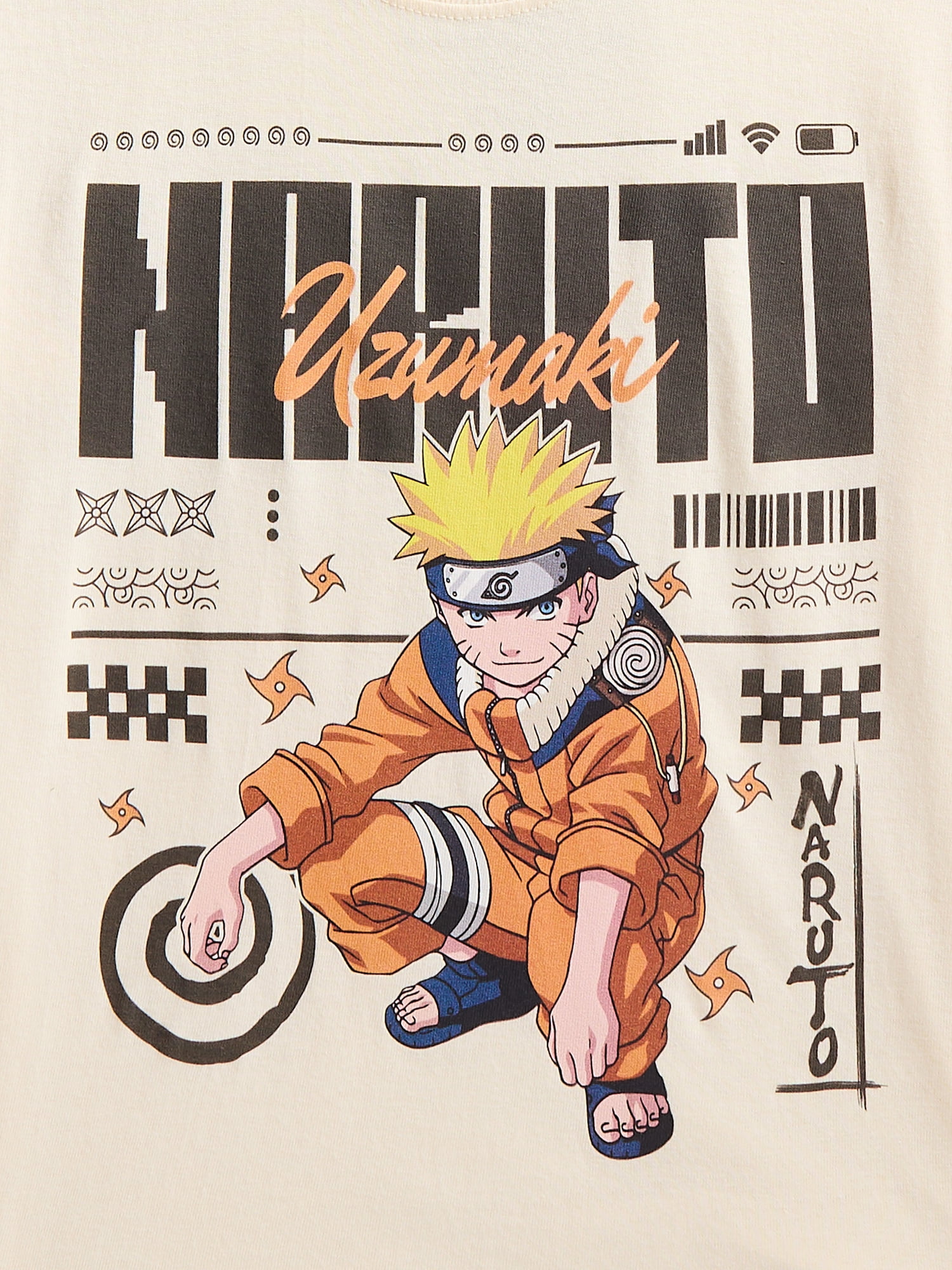 Naruto Boys Cotton Graphic Tee with Short Sleeves, 2-Pack, Sizes XS-2XL