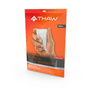 THAW Air-Activated Disposable Hand Warmers, Unique Design Reacts with Air Creating a Safe and Long Lasting Hand Warmer, Disposable 10 Pair Pack, Orange