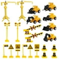 thumbnail image 1 of 22PCS Construction Site Vehicles Toy Set Simulated Kids Engineering Playset, 1 of 10
