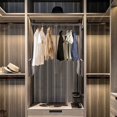 thumbnail image 4 of 35-47 Inch Adjustable Closet Rod Closet Mounted Simple Pull Down Clothes hanger, 4 of 10