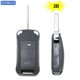 thumbnail image 1 of 2/3/4 Button Flip Remote Car Key Shell Case Housing For Porsche Cayenne 2004 2005 2006 2007 2008 2009 2010 2011 Haa / Hu66 Blade, 1 of 1