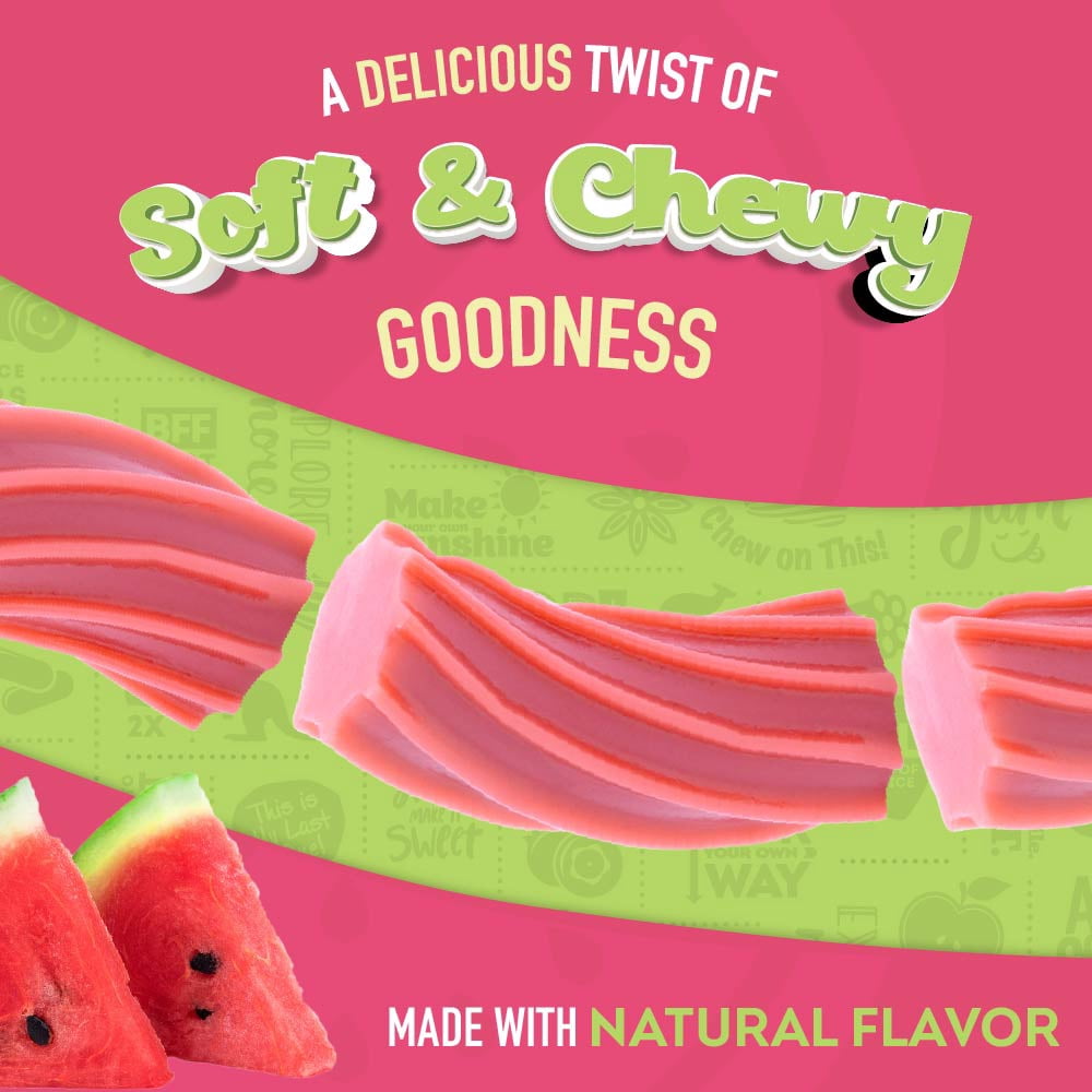Wiley Wallaby Licorice 24 Ounce Classic Gourmet Soft & Chewy Australian Watermelon Licorice Candy Twists, 2 Pack