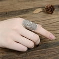 thumbnail image 4 of Vintage Silver Koi Fish Charm Rings Personalized Statement Finger Open Wrap Wedding Bands Retro Oxidized Adjustable Engagement Promis Ring Fashion Comfort Fit Amulet Fortune Jewelry, 4 of 6