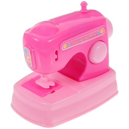 SOPOTUTU Toddler Sewing Machine Toy Set with Simulation Design, Safe Educational Crafting Kit for Kids