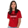thumbnail image 5 of Cowgirls Dont Cry Pretty Southern Women's Graphic T Shirt Tees Brisco Brands X, 5 of 6