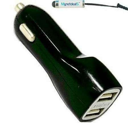 Car/Vehicle/DC Charger Adapter for Samsung Galaxy Tab A 10.1 (2016) Tab A (2016) Tab E Lite 7.0 (Dual USB Port (2.1A & 1A) ) - Black + MND Stylus price history on PriceWatchPro