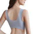 thumbnail image 3 of Sngxgn Women's Sports Bras Fitness Backless Padded Low Impact Bra Yoga Crop Tank Top(Grey,4/100D), 3 of 9