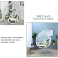 thumbnail image 2 of CJC Hanging Chair Cushion, Swing Egg Chair Cushion, Thicken Patio Hanging Egg Chair Pad, Removable and Washable Basket Chair Seat, 6 Colors, 2 of 9