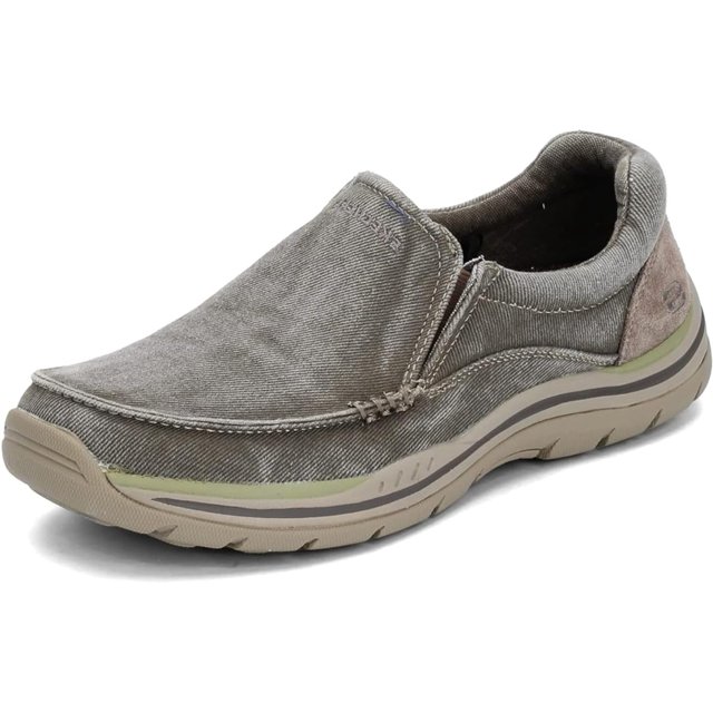 Zapatos Skechers Expected Avillo Mocasín para hombre Khaki 8US