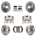 thumbnail image 1 of Transit Auto Front Rear Disc Brake Caliper Rotors Drums Ceramic Pads Kit (8Pc) for Car Chevrolet Cruze Limited KC8-100800T, 1 of 11