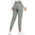thumbnail image 5 of Cherokee Infinity Scrubs Pant For Women Mid Rise Jogger CK080AP, M Petite, Spruce Heather, 5 of 8