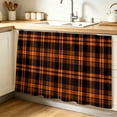 black-orange-grid-cabinet-curtains-for-kitchen-32-wx55-l-fall-orange