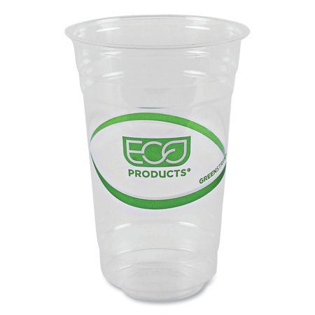 Eco-Products EP-CC20-GS 20 oz. GreenStripe Renewable and Compostable Cold Cups - Clear (1000/Carton)