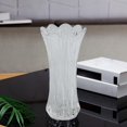 thumbnail image 3 of Florero de Cristal Transparente Florero de Mesa Centro de Mesa para El Hogar, Jardín, Cafetería Decoración Decoración de Boda , cola de cola de Fernando Florero de escritorio transparente, 3 of 8