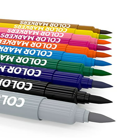 Brush Pen Set 12 Color Dual Tip Markers - Calligraphy Lettering Paint Art (Best Brush Pens For Lettering)