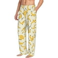 thumbnail image 5 of Cauagu Banana Mens Pajama Pants Sleep & Lounge Pants,PJ Bottoms with Pockets-Medium, 5 of 7