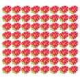 thumbnail image 4 of WHAMVOX 100Pcs Strawberry Shaped Buttons Wooden Sewing Button for DIY Crafts Red, 4 of 8