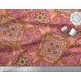 thumbnail image 2 of Soimoi Crepe Silk Fabric Paisley & Mandala Decorative Printed Fabric 1 Yard 42 Inch Wide, 2 of 2