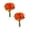 Orange-2 Bouquets, variant on Artificial Lily Flowers, 13 Inch Faux Silk Lilies Bouquet with Realistic Petals & Stamens, Fake Flower Arrangement for Wedding Party Home Easter Mother's Day Table Centerpiece Decor