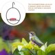 thumbnail image 3 of BRIGHTFUFU Comedero de colibrí para exteriores, alimentador de colibrí colgante, alimentador de agua para jardín y Patio, 3 of 8
