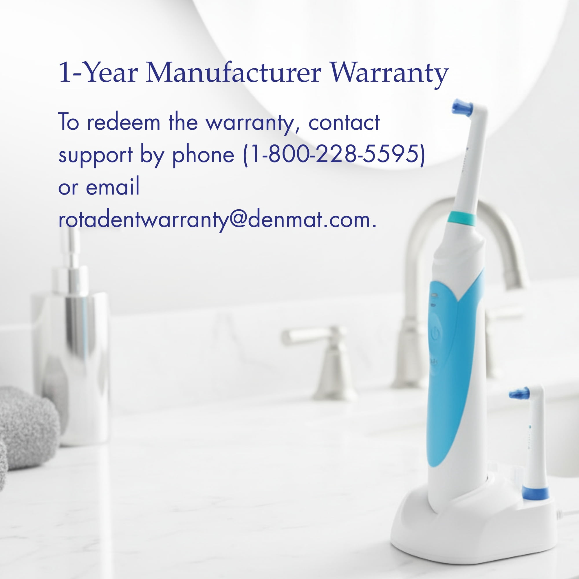 Rotadent ProCare Professional Electric Rotary Toothbrush Includes 1 Year Warranty
