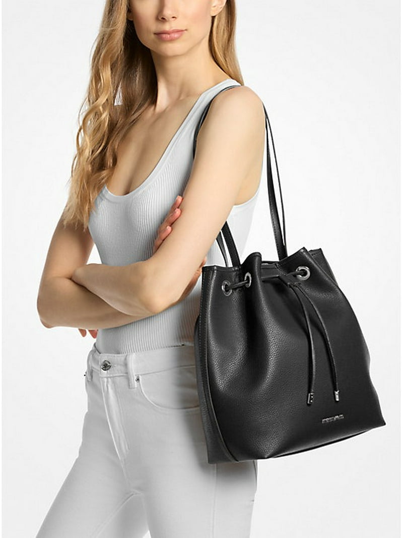 Michael Kors Avery Medium Bucket Tote Bag - Black - Walmart.com