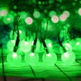 thumbnail image 2 of SHANJIA Solar String Lights, 12m100LED Globe String Lights Waterproof Crystal Globe Fairy Lights for Gazebo,Camping,Party, Christmas Decorative, 2 of 9