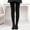 Black, variant on Girls Tights Footed Tights Fleece Extra-Thick Cotton Warm Kids Opaque Thermal Autumn Winter Clothes Black