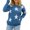 Blue, variant on Dtydtpe Clearance Sales, Womens Long Sleeve Tops Women Long Sleeve Sweater Casual Elegant Round Neck Star Pattern Plus Size Knit Sweater Top Sweaters for Women