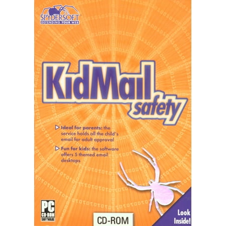 SpyderSoft KidMail Safety for Windows PC- XSDP -CS-533d - Parents can adjust, monitor, and quarantine incoming and outgoing messages to and from their child's email address.  Customize the
