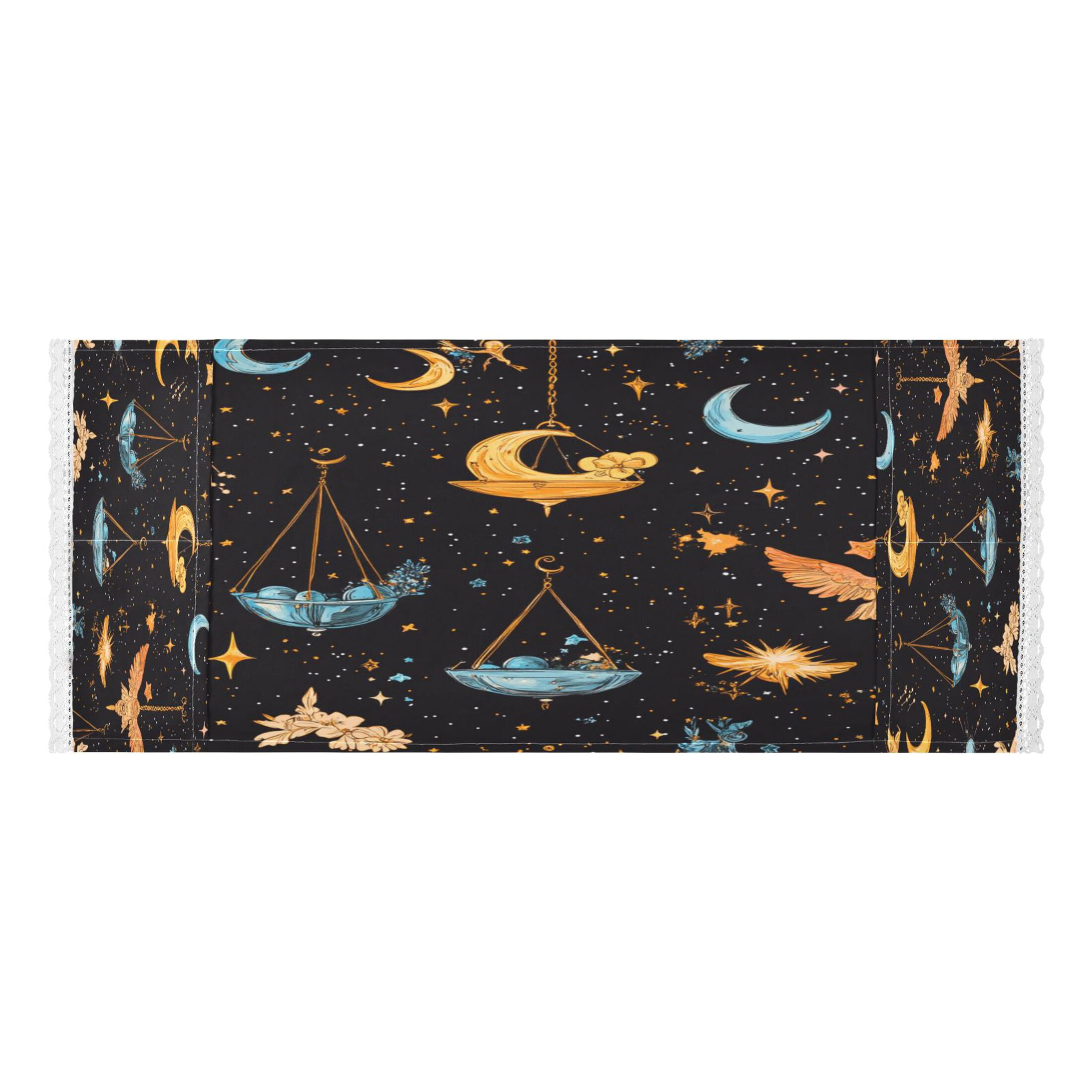 Cartoon Libra PatternWasher and Dryer Covers Dust-Proof and Oil Resistant Fridge Cover with 4 Storage Pockets Washing Machine Top Cover for Laundry Kitchen Home 51.2 x 22 In