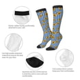 thumbnail image 3 of Pofeuu Sunflowers Print Stockings, Adult Running Hiking Socks for Youth and Adult, 3 of 6