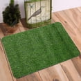 thumbnail image 1 of Minkissy 2Pcs Artificial Grass Outdoor Rug Green Polypropylene Grass Carpet Outdoor for Patio, 1 of 6
