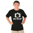 thumbnail image 5 of Oh Snap Camera Snapshot Cute Hobby Crewneck T Shirts Boy Girl Teen Brisco Brands L, 5 of 6