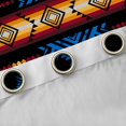 thumbnail image 4 of Feelyou Black Blue Aztec Curtains Pack of 2 (42x84 Each) for Women, Retro Western Bohemian Curtains Blackout, Hippie Tribal Abstract Bedroom Curtains, Window Curtains Home Decor, 4 of 6