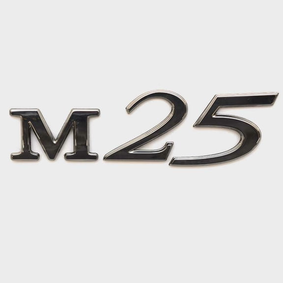 Cobalt Boat Raised Emblem Decal 452891 | M25 Sticker Silver