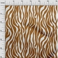 thumbnail image 2 of oneOone Silk Tabby Brown Fabric Skins Animal Dress Material Fabric Print Fabric By The Yard 42 Inch Wide, 2 of 4