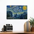 thumbnail image 2 of Yosemite National Park, California, Starry Night National Park Series (12x18 Aluminum Art, Indoor Outdoor Metal Sign Decor), 2 of 5