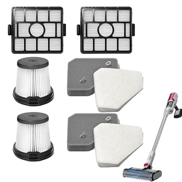 HEPA Filter Replacement 3-Pack For Shark BU3521, BU3523, BU3120 Stick Vacuums — Includes Pre-Motor & Auto-Empty Filters