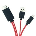 thumbnail image 4 of 2M MHL Micro USB to HDMI 1080P HD TV Cable Adapter For Android IPhones Samsung, 4 of 4