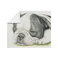 thumbnail image 3 of CafePress - Sleepy Boston Terrier Puppy Throw Blanket - Soft Fleece Throw Blanket, 50"x60" for All Ages, 3 of 4