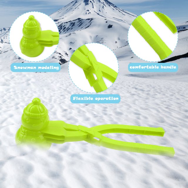 Herramienta para hacer bolas de nieve con forma de muñeco de nievepinzas para bolas de nieve con mango (verde) Ndcxsfigh Nuevos Originales