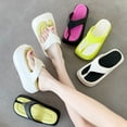 thumbnail image 2 of Chanclas de mujer de 7 cm de grosor, chanclas de plataforma con suela suave de EVA, sandalias de playa gruesas informales dulces de moda de verano, 2 of 4