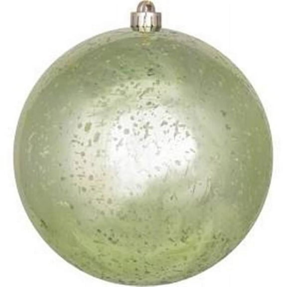 Vickerman M166764 10 in. Moss Green Shiny Mercury Christmas Ornament Ball