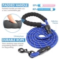 thumbnail image 5 of Reflective Dog Leash 5FT Heavy Duty - Comfortable Padded Handle - Reflective Dog Leash for Medium Large Dogs with Collapsible Pet Bowl, 5 of 6