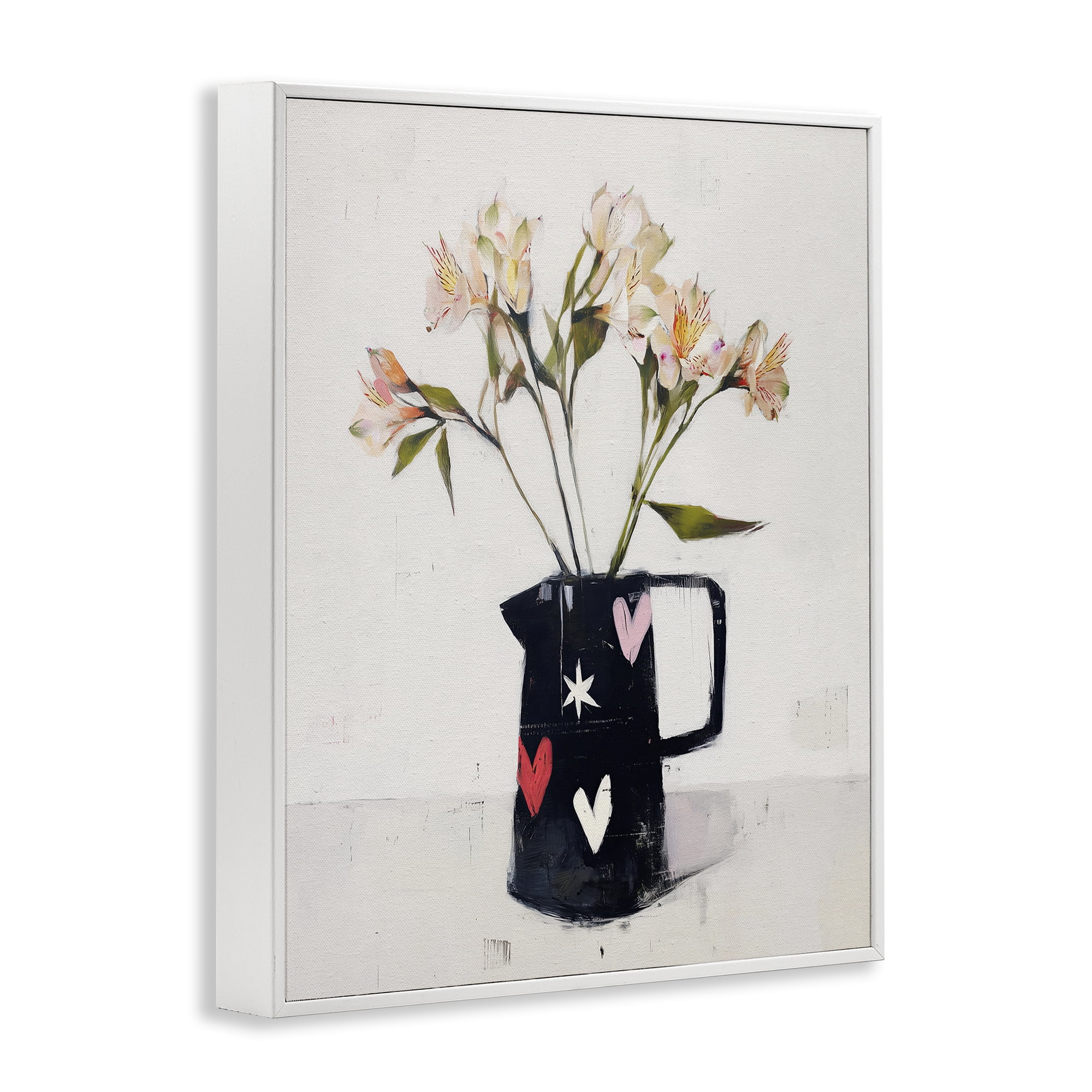 Stupell Industries Urban Mirage of Petals White Framed Giclee Art, design by Svetlana Aleynikova