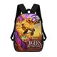 thumbnail image 1 of El Aprendiz del Tigre-theme Backpack, Campus style schoolbag Bookbag with Adjustable Shoulder Straps And Large Zip Compartment, Unisex Travel Bags., 1 of 6