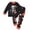 Black-D, variant on LIIPEE Boys Halloween Graphic Pajamas Long Sleeve Tees And Pants Pajama Sets Kids Fall Sleepwear 2-8 Years