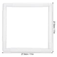 thumbnail image 3 of Embroidery Frame, Square Shape Embroidery Frame DIY Hoop Cross Stitch Craft Tool Handhold Embroidery Hoops Cross Stitch Supplies Rectangle Sewing Plastic Frame for Cross, 3 of 7